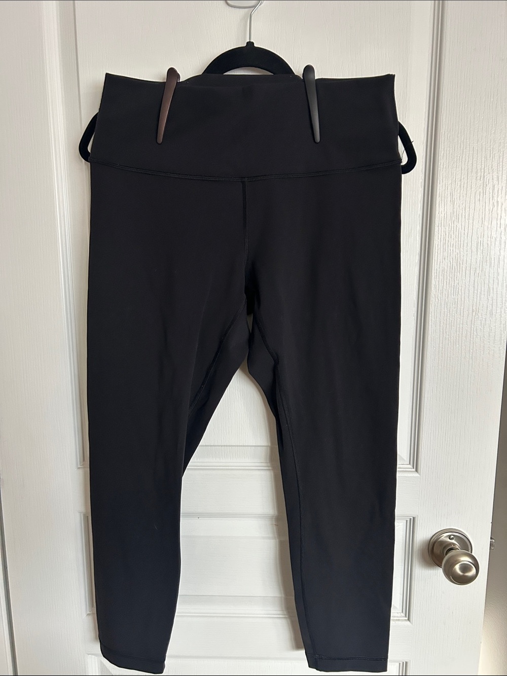 lululemon athletica Black High-Rise Crop Yoga Leggings
